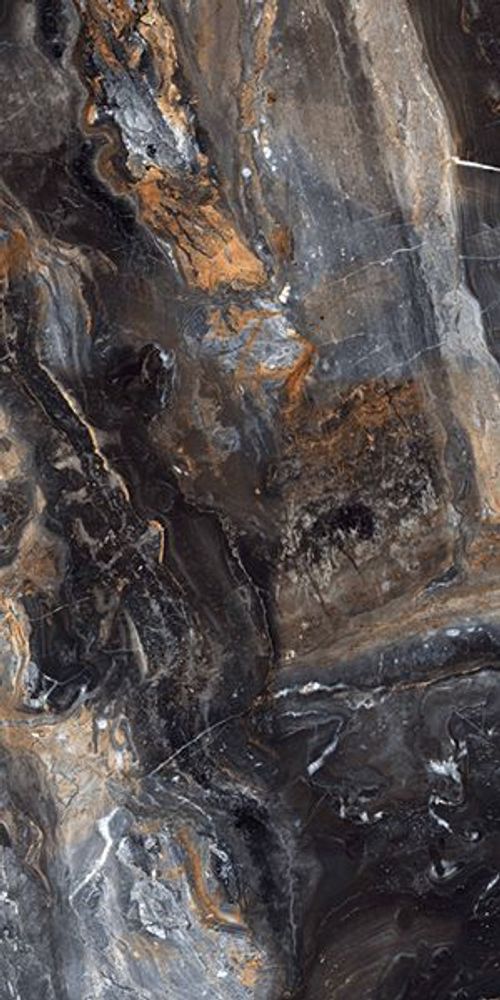 Мозаика Ambassador Mosaico Lawa Nero Polished 5x5 (N20414)
