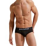 Мужские трусы брифы черные GAUVINE 2006