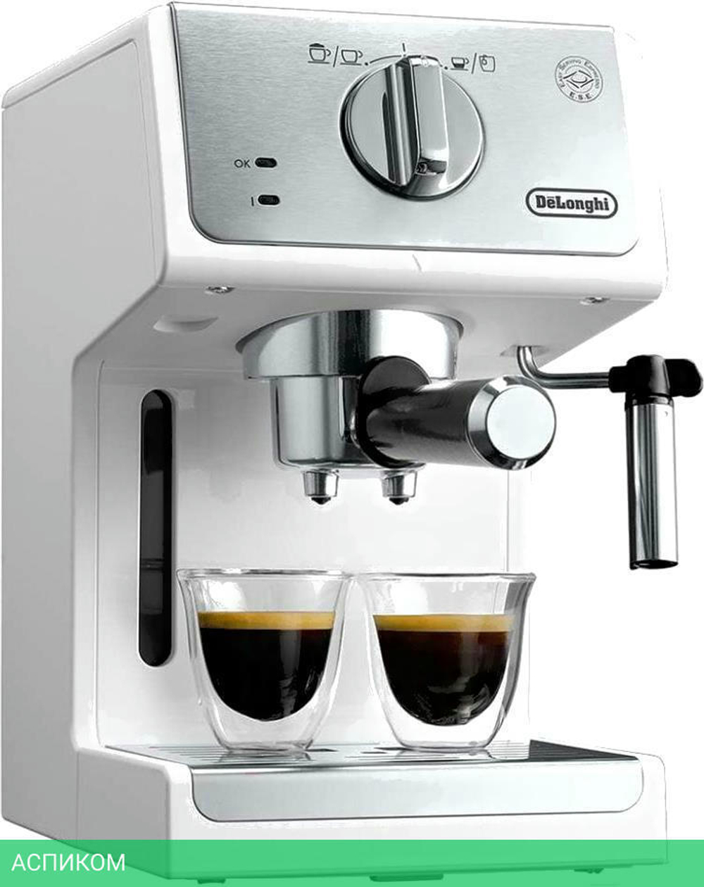 Кофеварка Delonghi ECP33.21.W белый (0132104183)