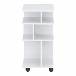 Стеллаж мобильный Париж (Белый), МФ 1+1, г. Уфа