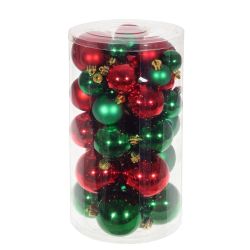 GAEM Набор из 40шт Украшение новогоднее "Шар", D 6 см, L14 W14 H26 см