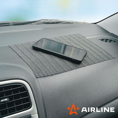 Коврик автомобильный Airline антискользящий 30х20 см