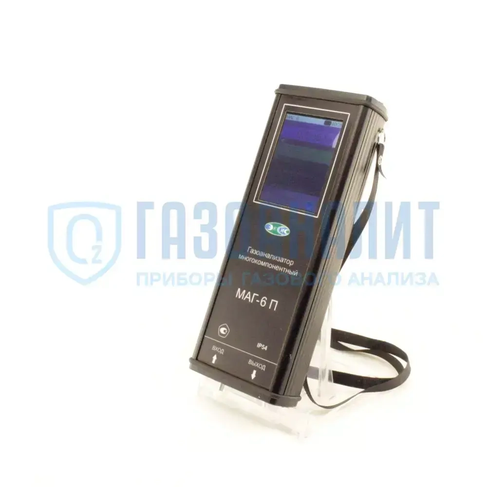 МАГ-6 П-Т-В (МАГ-6 П-Т) газоанализатор с сенсорным TFT дисплеем многокомпонентный портативный