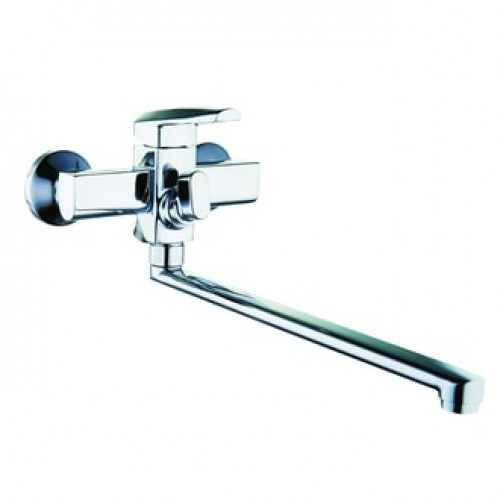 Смеситель для ванны ZEGOR 2-х поз. картридж переключатель в корпусе NOF7-A033