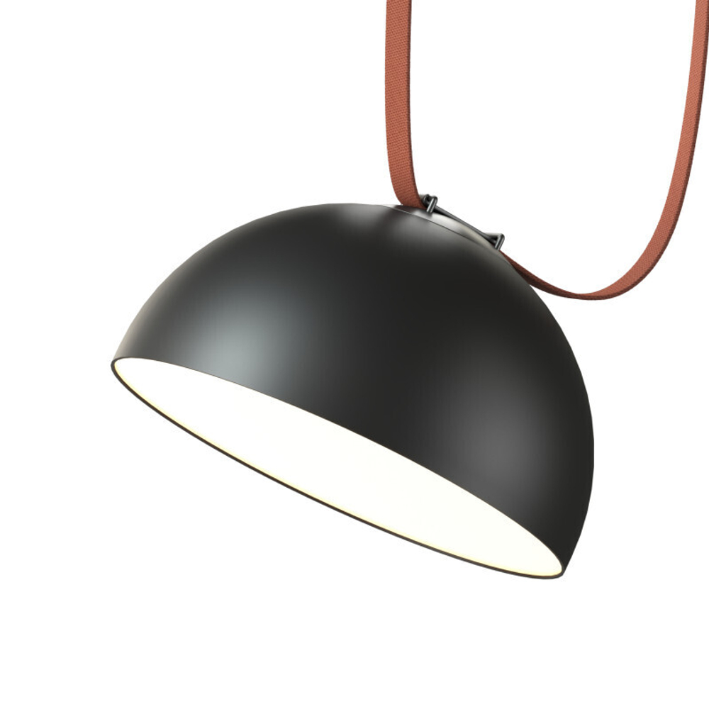 DK5662-BK Cветильник для трека-ремня Belty Smart, серия Flow со светодиодом, D300*H171мм, 48V DC, 28W, RA90, 120°, 3000-5700K, IP20, черный, алюминий