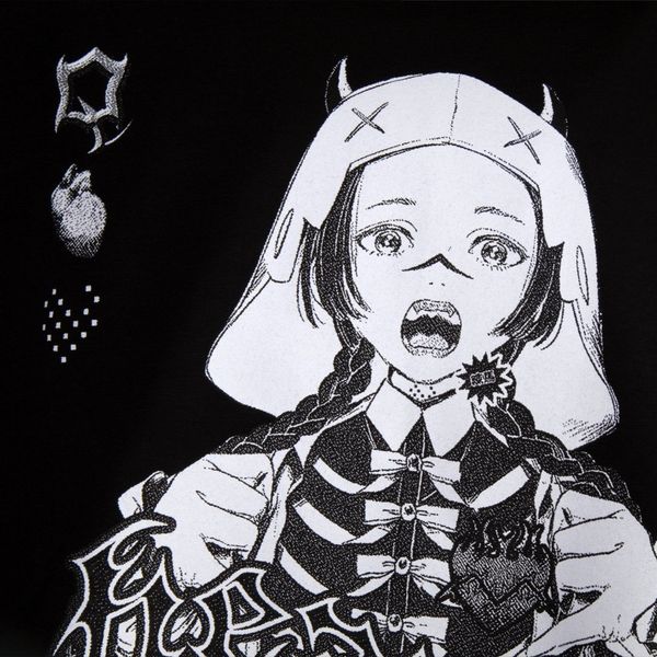 Футболка SS21 Won der Land Kimono Черная - фото 5