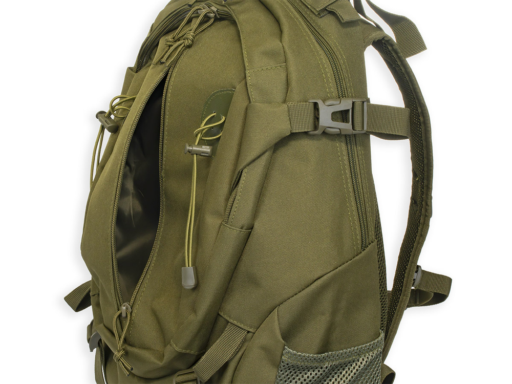 Рюкзак ShotTime городской Basic 25л, полиэстер 900D, олива, ST-BP-701 9-OD