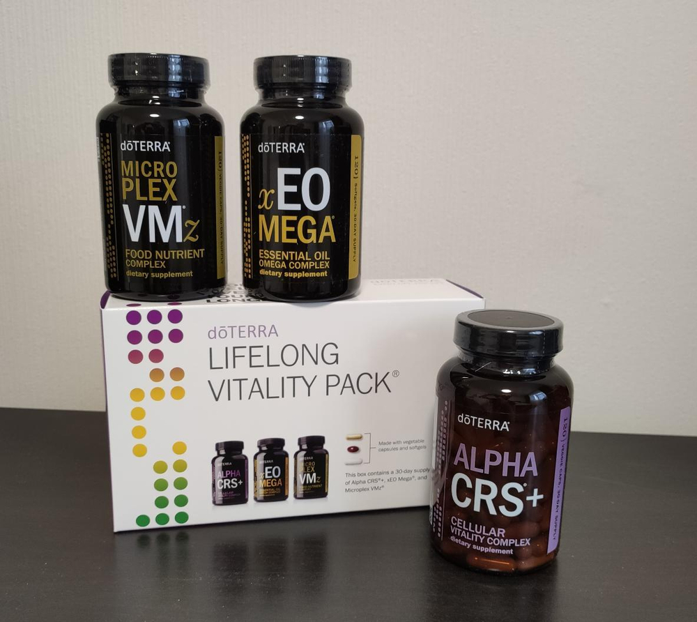 Набор «Долгожитель» doTERRA Lifelong Vitality Pack, 3x120 капсул