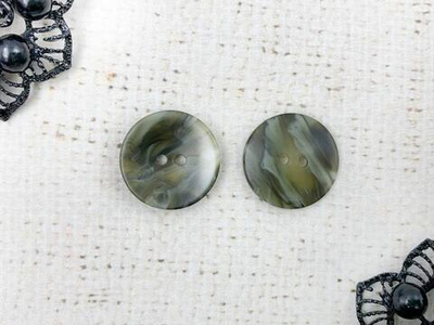 Пуговицы, d 1,8 см, 2 прокола, хаки