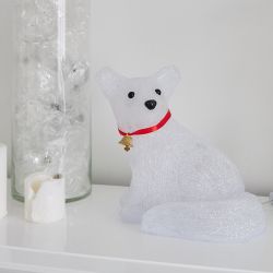 ULD-M3225-032-STA WHITE IP20 FOX Фигура светодиодная Лисенок. 33x25см. 32 светодиода. Белый свет. Провод прозрачный. TM Uniel