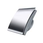 Вытяжной тонкий вентилятор для ванн ММ-Р 01 пластик овал 90 м³/час с обратным клапаном хром