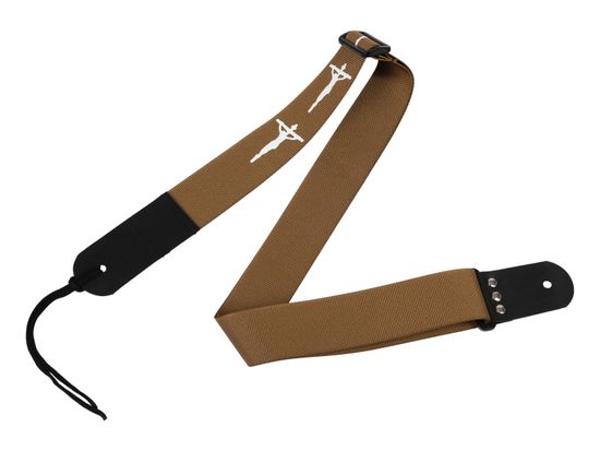 MZ-RG-5ApChristH Ремень для гитары, хаки, аппликация Христос, MEZZO