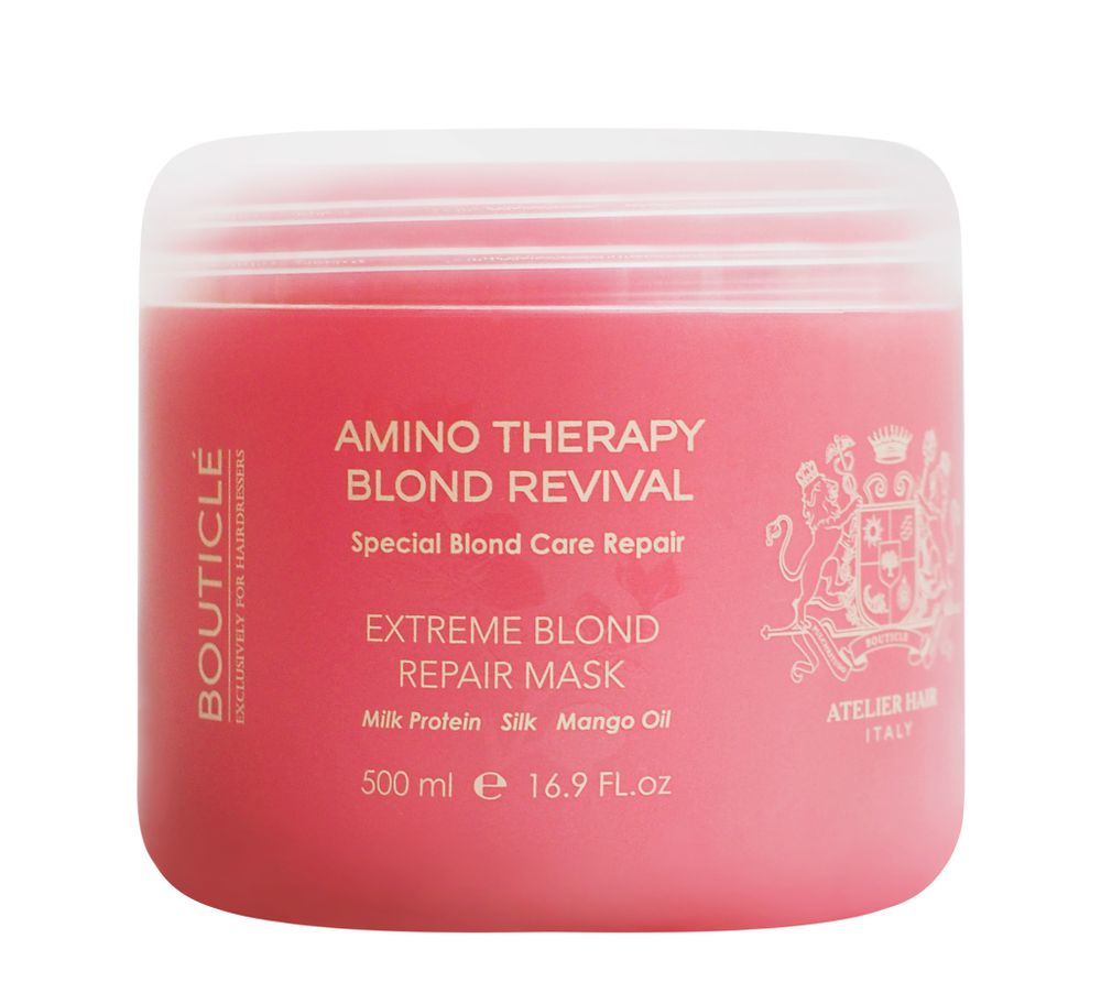 Восстанавливающая маска для экстремально поврежденных волос - Bouticle Extreme Blond Repair Mask 500 мл