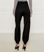 Хлопчатобумажные брюки с ремешком CAPRONI Pinko - черный(104379 A1B3)