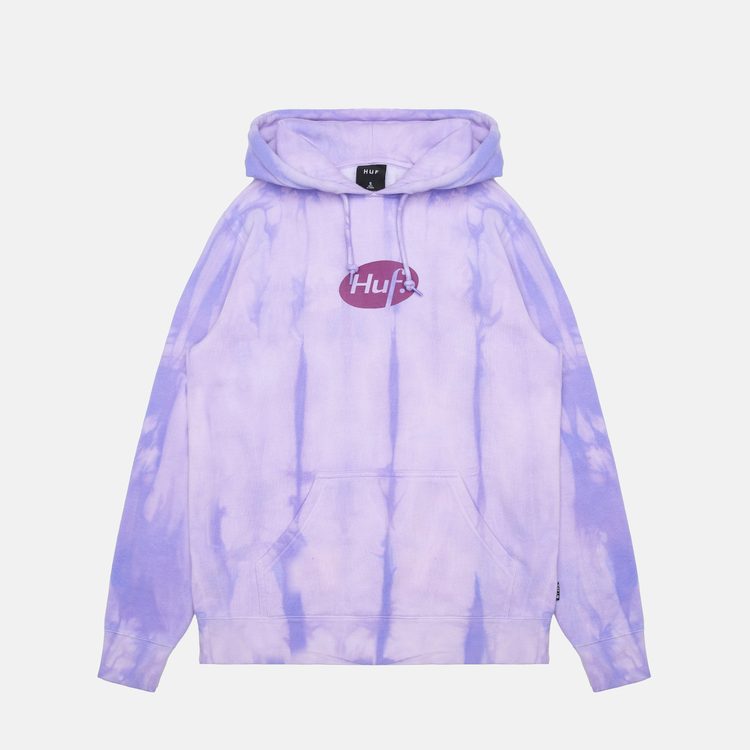 Толстовка мужская HUF Relax Tiedye артикул:PF00345-VIOLT - купить в магазине Дайс
