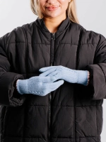 Перчатки теплые вязаные