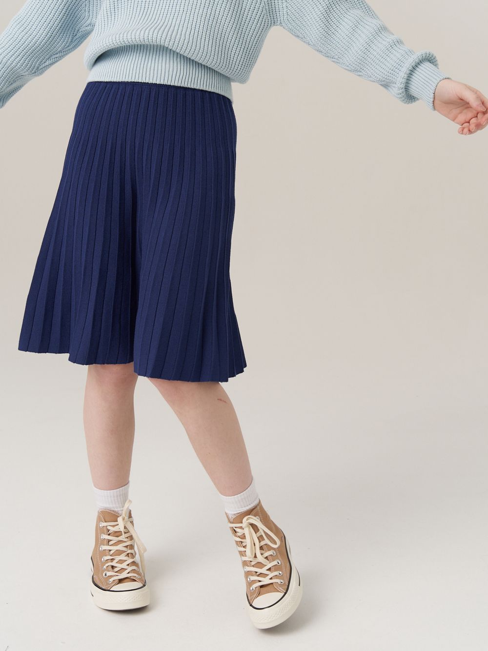 Юбка школьная для девочки AT883 сапфировый