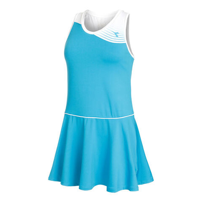 Женская теннисное платье Diadora Court Dress Women - Turquoise, White