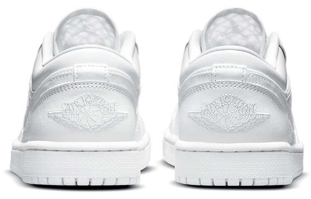 Кроссовки Jordan Air Jordan 1 Low All-White (Женская размерная сетка)
