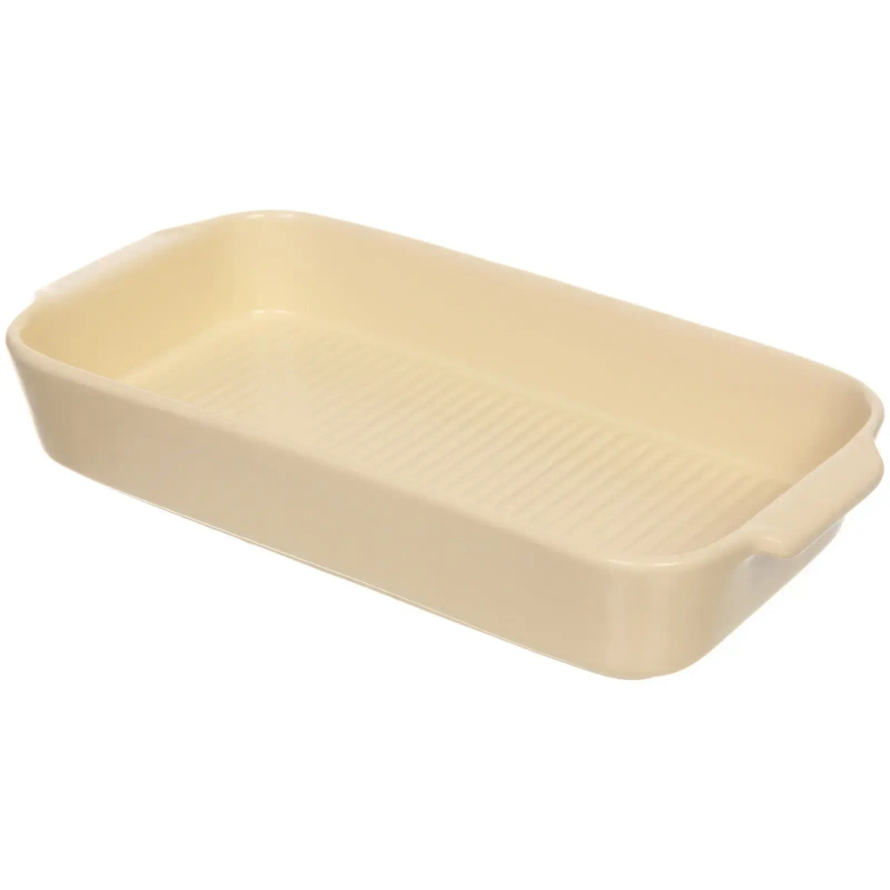 Форма керамическая для запекания «Акварель» 24.5*12.5*4,5см, бежевая