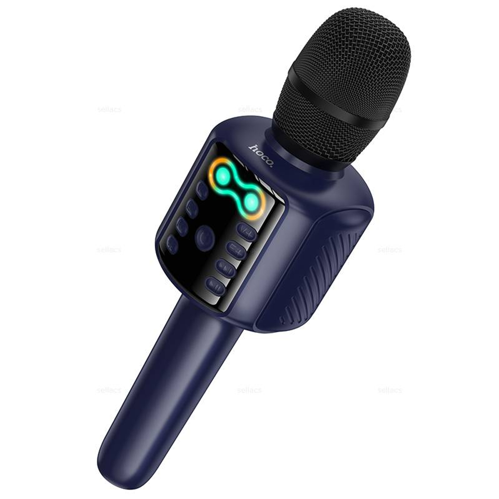 Hoco L24 Shine караоке микрофон (blue)