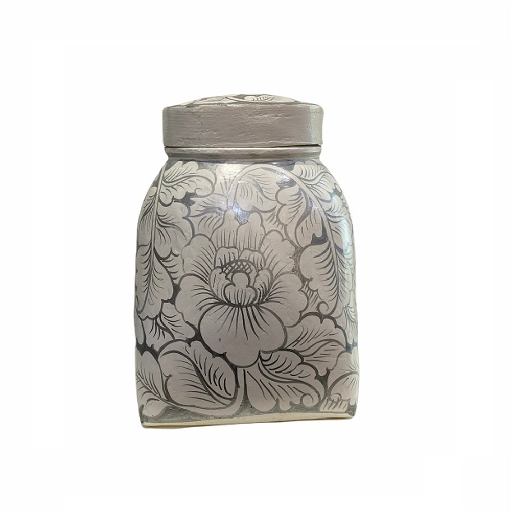 Ваза с крышкой 40 см