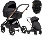 Детская коляска Tutis Mio 3 Plus Black Edition New 3 в 1 с автокреслом Beno Black 1622292 Rose Gold