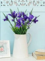 Искусственные цветы для декора ирисы