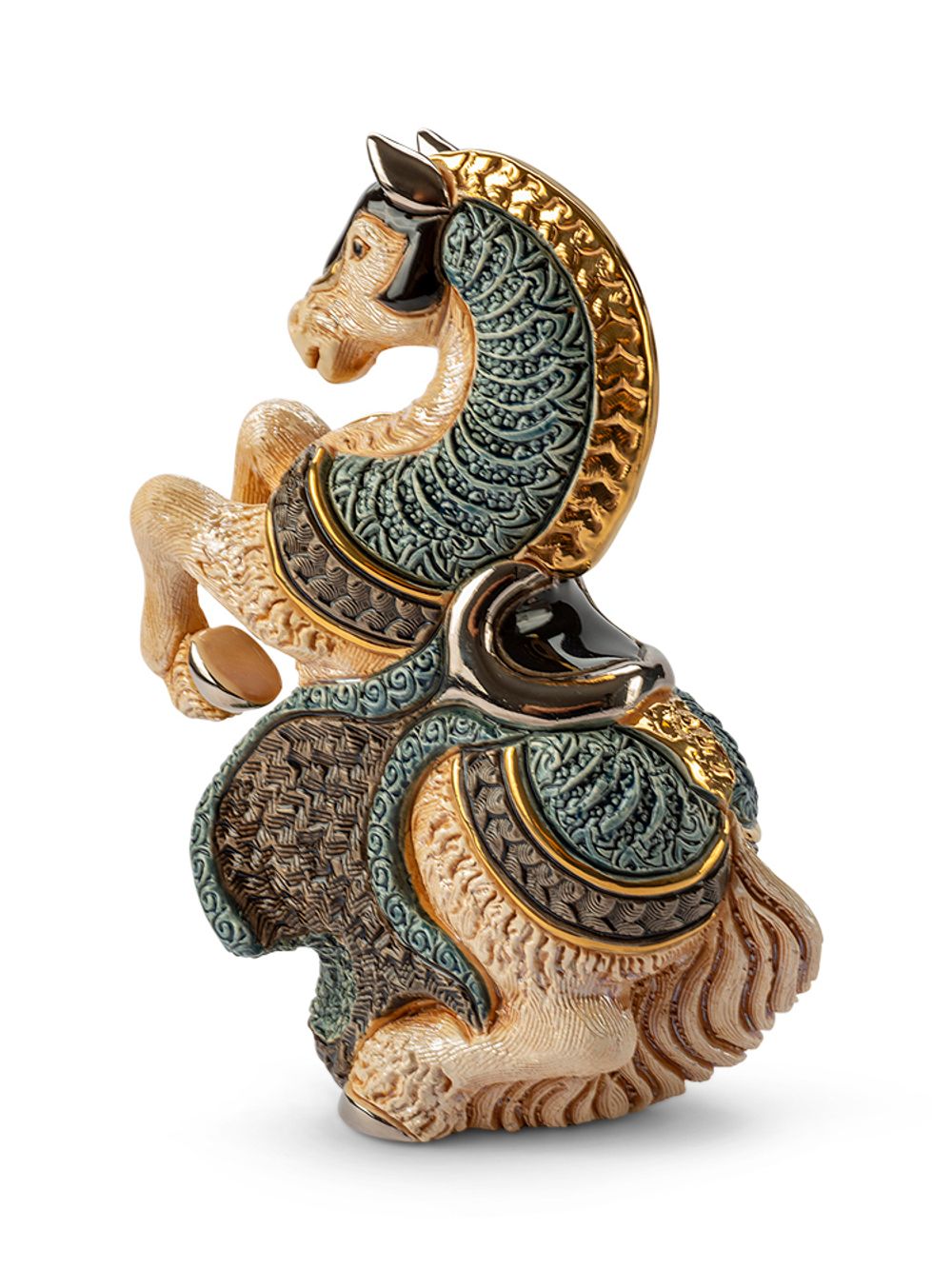 De Rosa Rinconada Статуэтка коллекционная Лошадь белая символ 2026 года