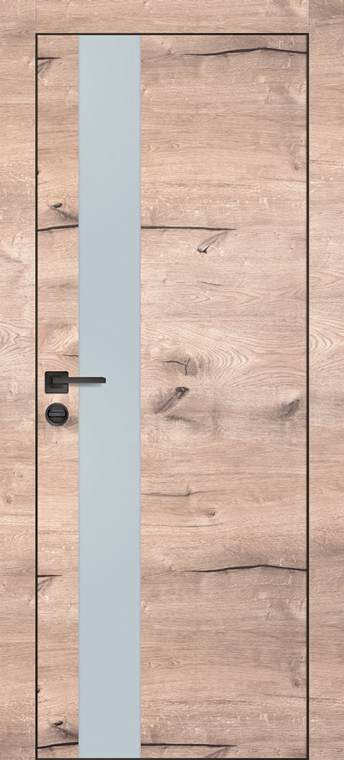 Дверь PX-10 черная кромка с 4-х ст. / Цвет Дуб пацифик / Лунный мателак / Двери PROFILO PORTE