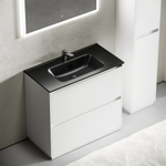 Тумба с раковиной Sancos Libra Floor 90 см LB90FW глянцевый белый