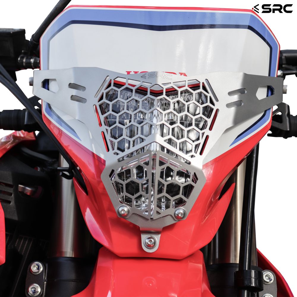 Headlight guard for Honda CRF250-300L LED model. HEAD LIGHT GUARD