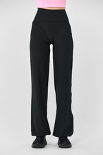 Брюки с стрингами широкие с манжетами