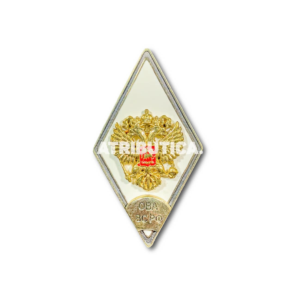 Знак Нагрудный ( Ромб ) ВС РФ Об Окончании Общевойсковой Военной Академии | ATRIBUTICASTORE.RU