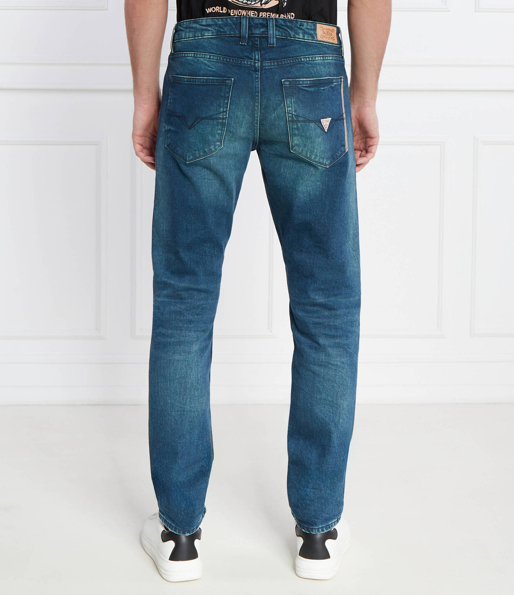 Джинсы tapered GUESS - голубой(M4RAS2 D4WQ4)