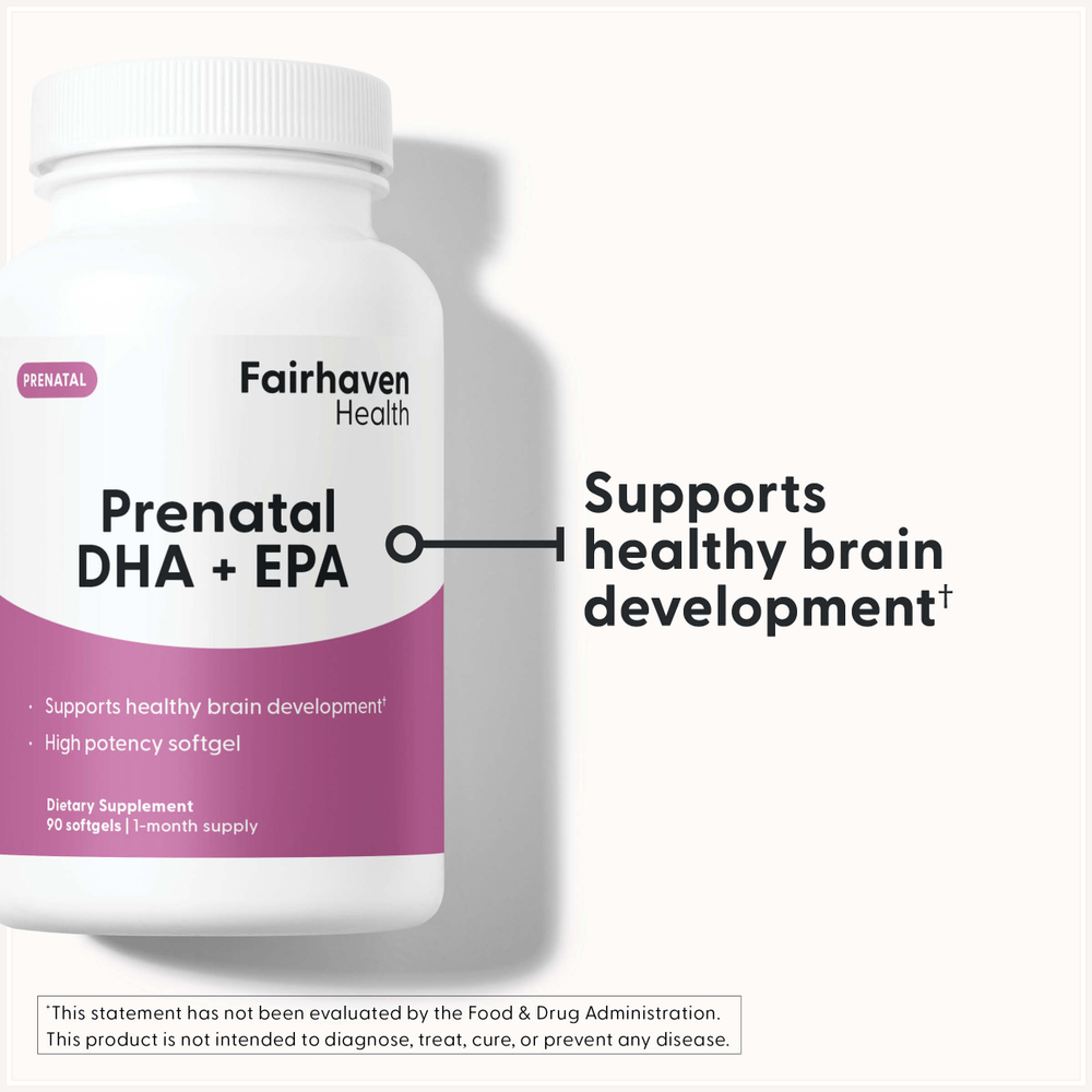 Fairhaven Health, пренатальная ДГК и ЭПК, 90 капсул