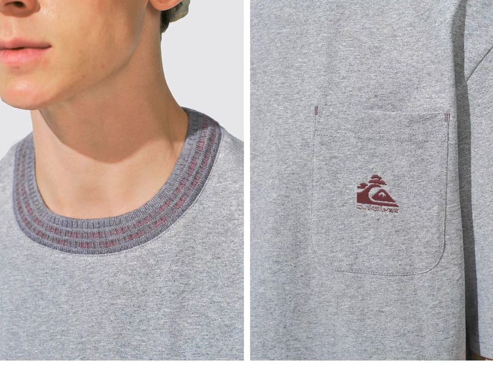 Футболка Nothomme Monterest X Quiksilver Cold flower gray