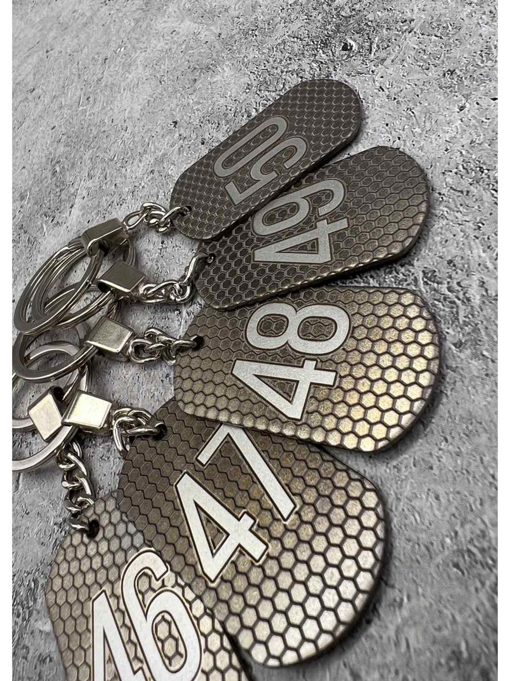 Номерки на ключи металлические 46-50