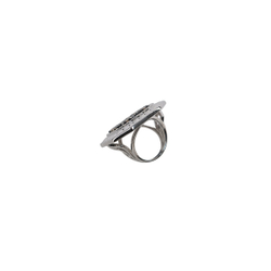 "Греста" кольцо в серебряном покрытии из коллекции "Шик" от Jenavi