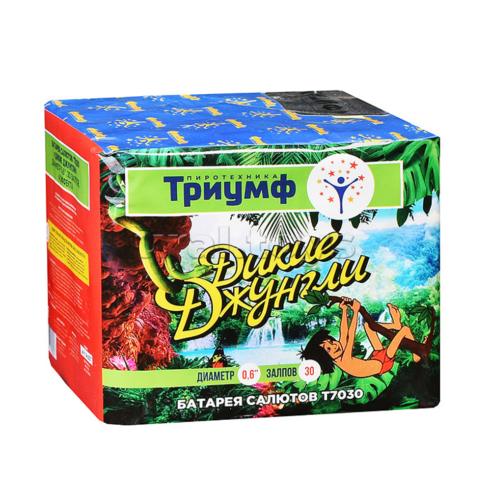 Салют «Дикие джунгли» (0,6» х 30) 1/12