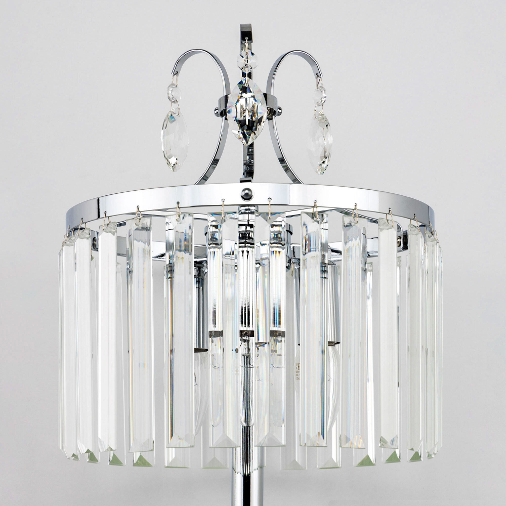 Citilux Инга CL335831 Настольная лампа хрустальная Хром