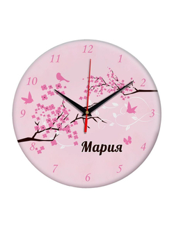 Часы именной подарок "Мария"