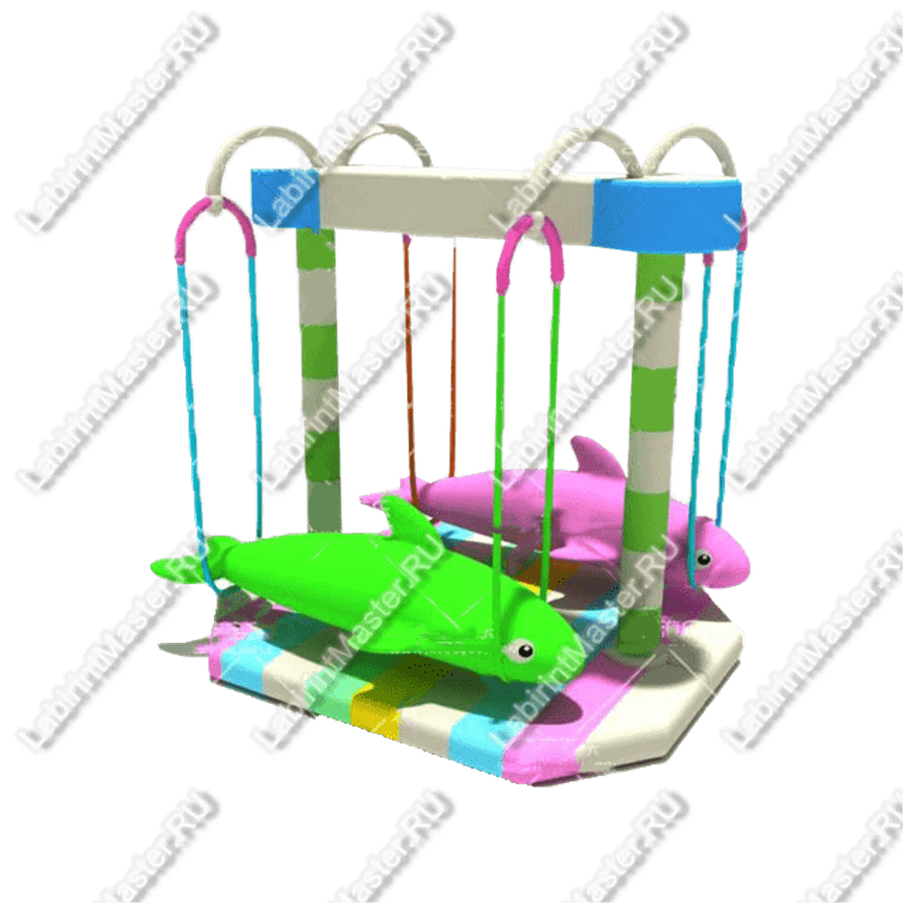 Качеля детская 4KIDS "Дельфин"