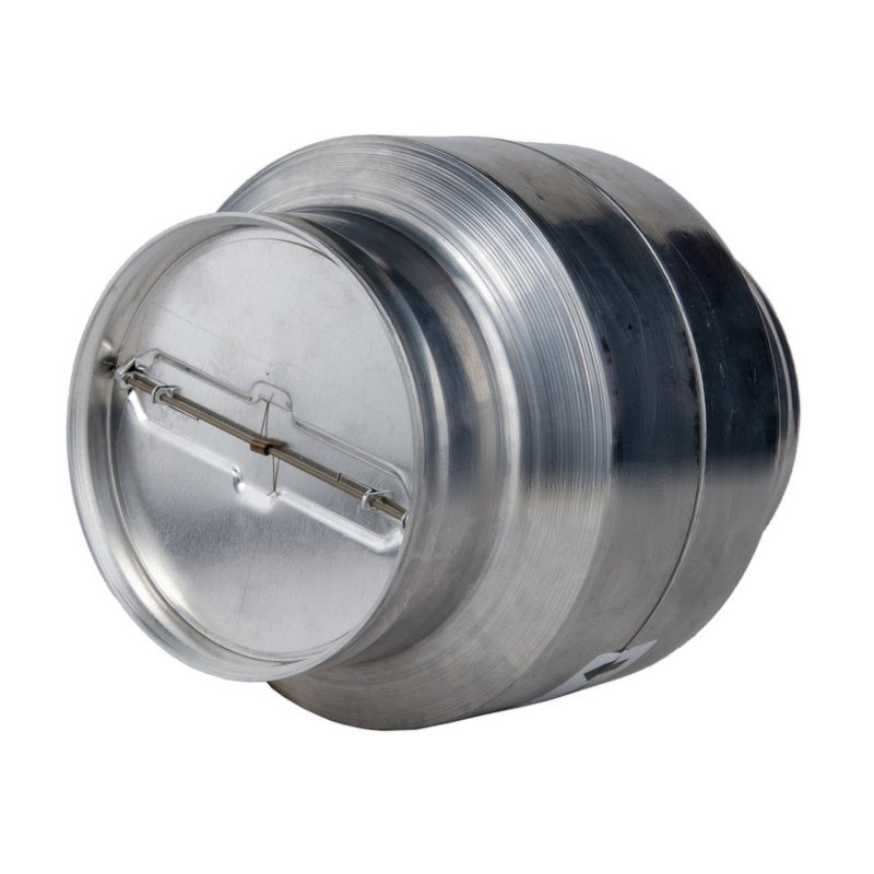 Высокотемпературный жаростойкий вентилятор ВOK 120/100 Т 150 м³/час с обратным клапаном