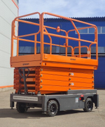 Несамоходный подъемник ножничного типа GROST Tower 500-9 DC с выдвижной платформой, аккумуляторный 212431