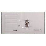 Папка-регистратор 50мм, мрамор, Спейс, карман на корешке, зеленая