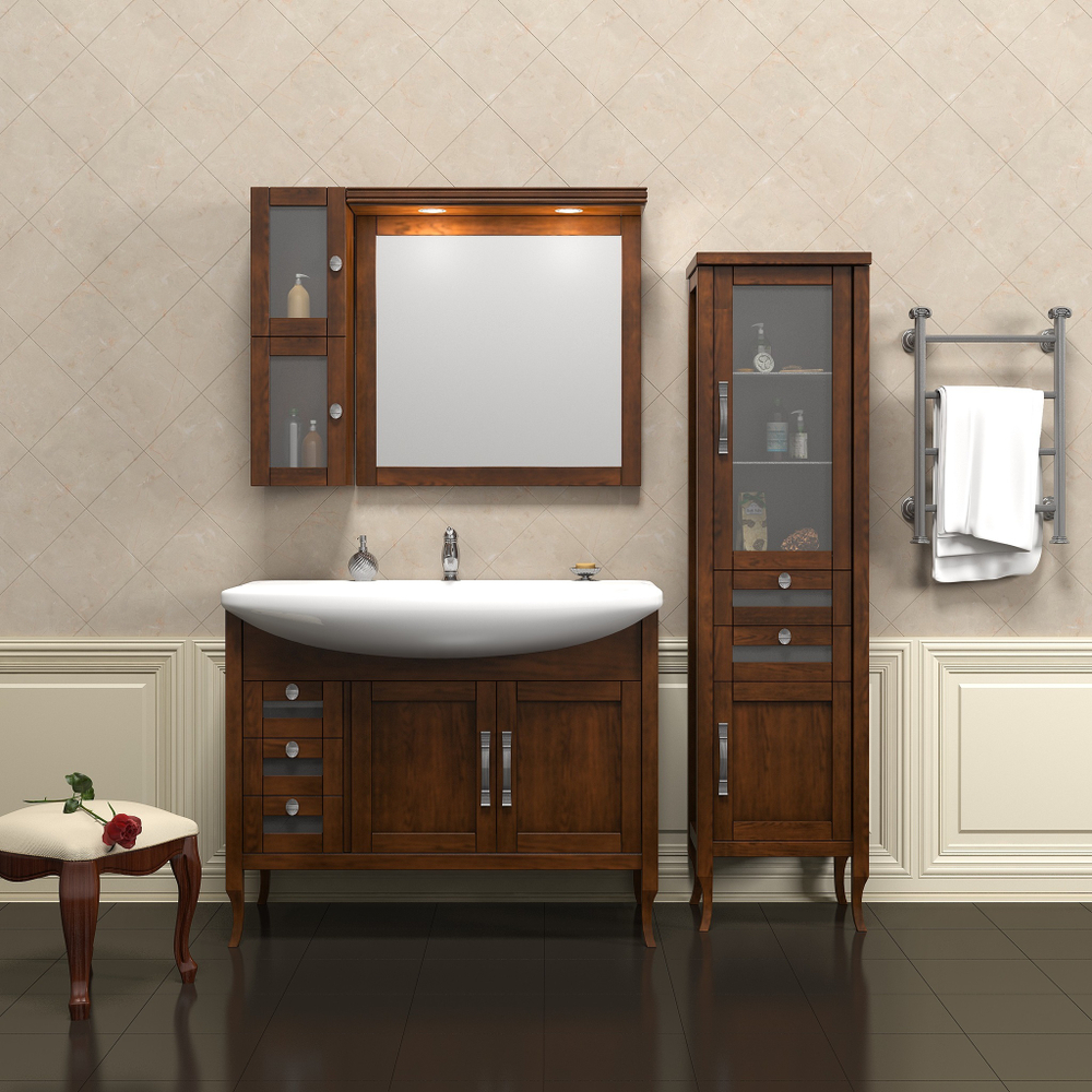 Тумба МИРАЖ 100, Слоновая кость