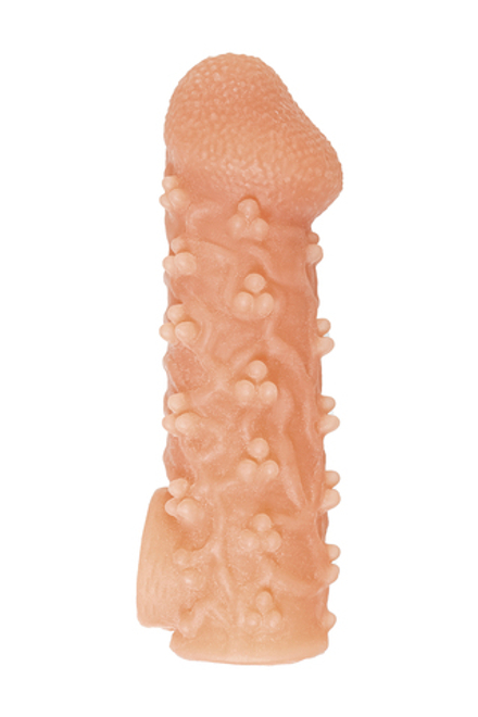 Насадка KOKOS 19 реалистичная со стимуляцией, 15.6 см