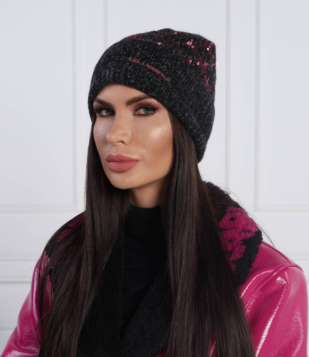 шапка k/evening Karl Lagerfeld - черный(226W3412)