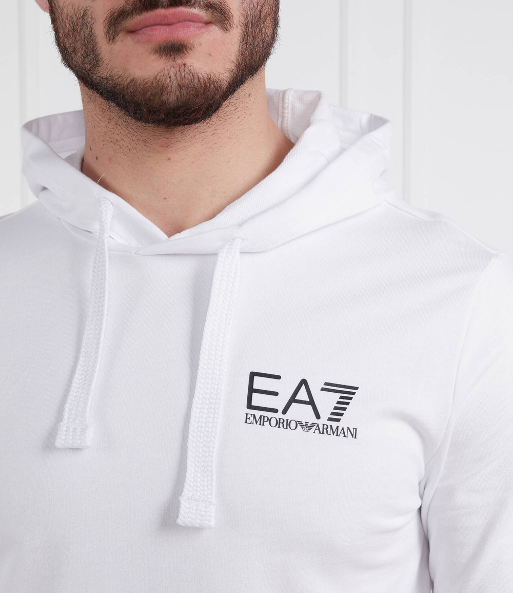 Худи EA7 - белый(8NPM18 PJ05Z)